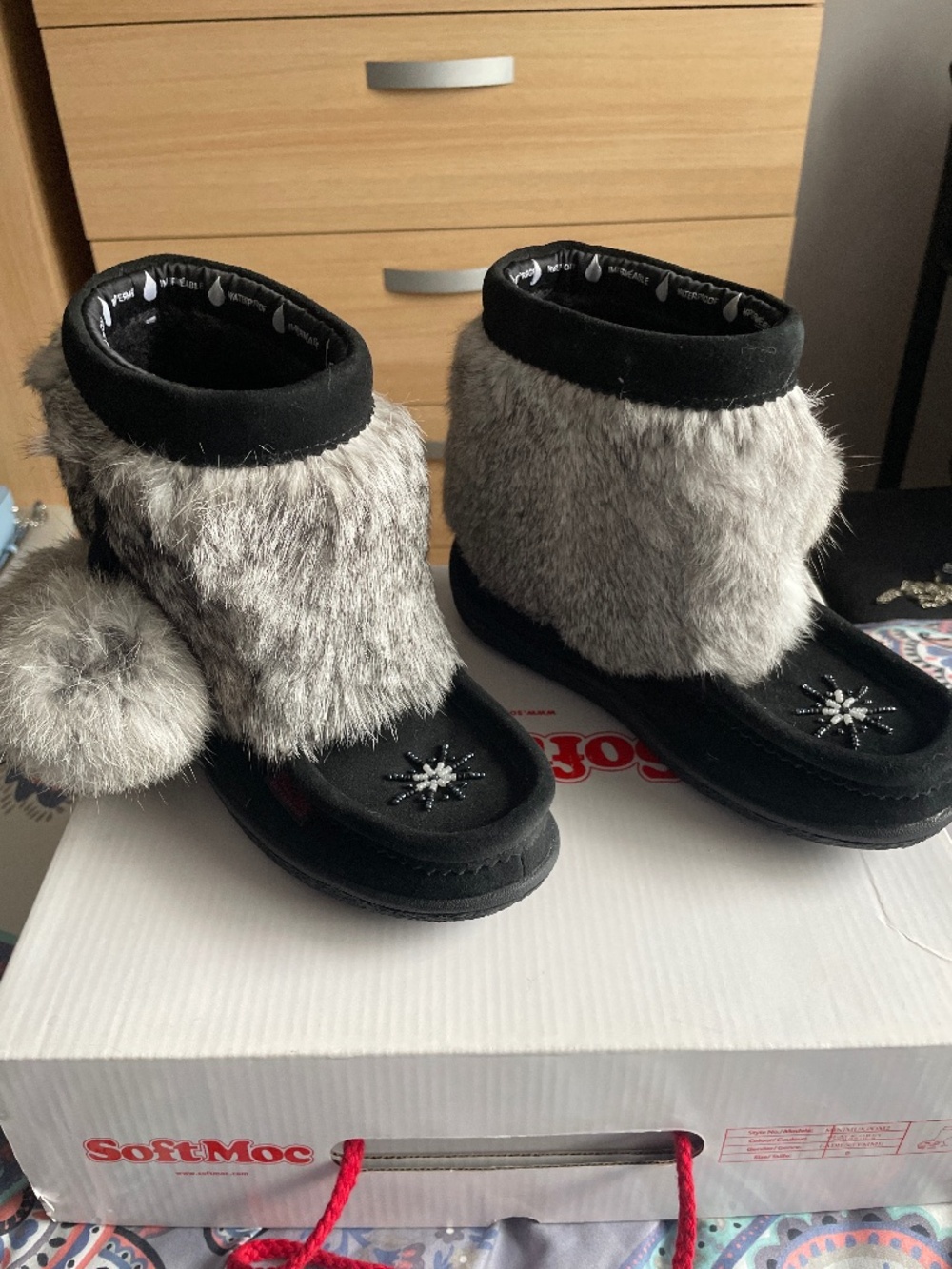 Ladies black boots